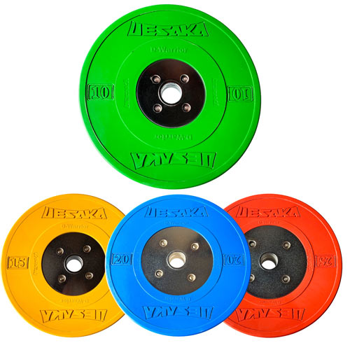 D-Type Rubber Plates – Coloured – 10kg