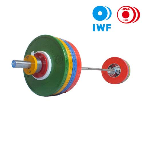 IWF Competition Barbell Set – 220kg – Men - 20kg