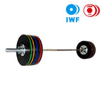 Black Training Barbell Set – 215kg – Men - 20kg