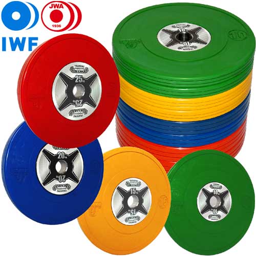 Coloured Training Rubber Plates – 10kg